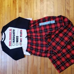 Napchat " Our Family Is" Men's Christmas Pajama set Size Large